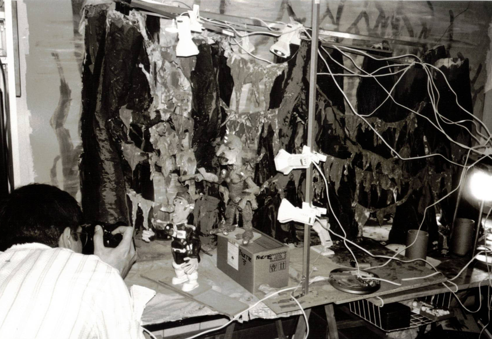 Préparation des décors de Captain Scott